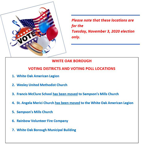 Voting Districts and Voting Poll Locations